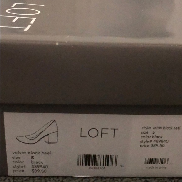 Loft Velvet Block Heel Pumps - Picture 3 of 3